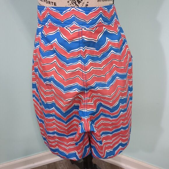 VINYARD VINES Whale Tail Beach Swim Trunks Board Shorts Cargo Mens sz 35 - Picture 2 of 6
